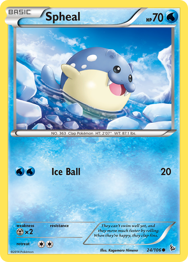 Spheal - 024/106 - Flashfire