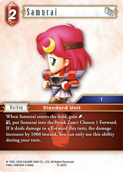 Samurai - 15-007C - Common - Crystal Dominion
