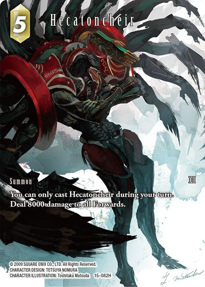 Hecatoncheir - 15-082H - Hero (Full Art) - Crystal Dominion