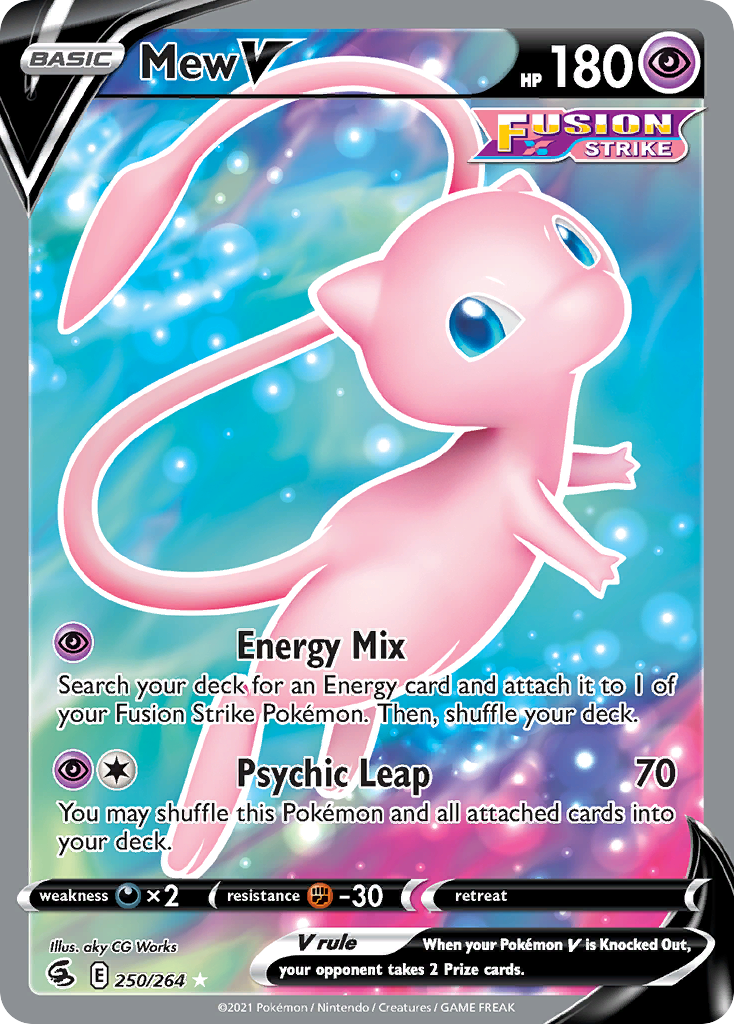 Mew V - 250/264 - Fusion Strike