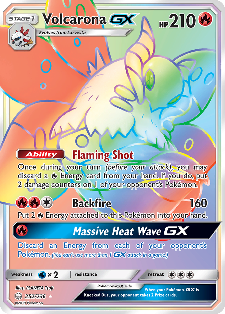 Volcarona-GX - 252/236 - Cosmic Eclipse