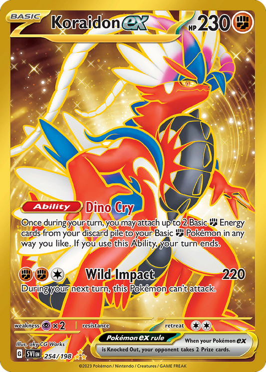 Koraidon ex - 254/198 - Scarlet & Violet