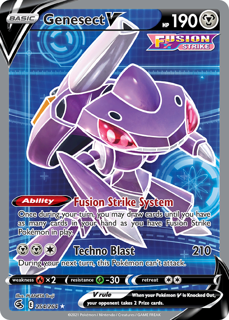 Genesect V - 254/264 - Fusion Strike