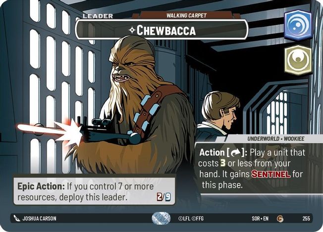 Chewbacca - SOR - 255 - Common - Showcase