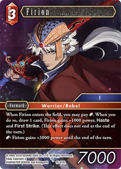 Firion - 15-013L - Legend - Crystal Dominion