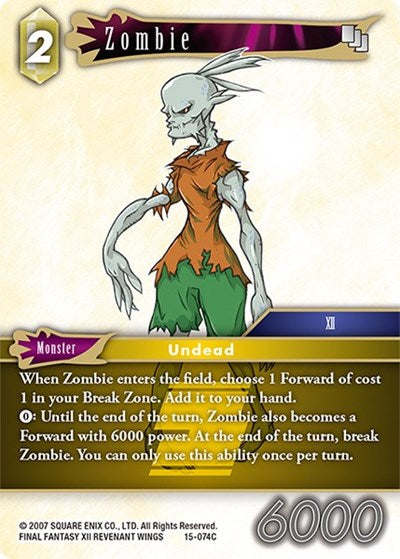 Zombie - 15-074C - Common - Crystal Dominion