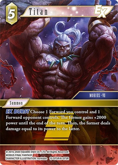 Titan EX - 15-075R/6-075R - Rare - Crystal Dominion