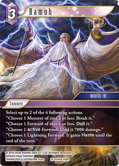 Ramuh - 15-101R/6-102R - Rare - Crystal Dominion