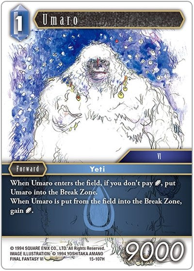 Umaro - 15-107H - Hero - Crystal Dominion