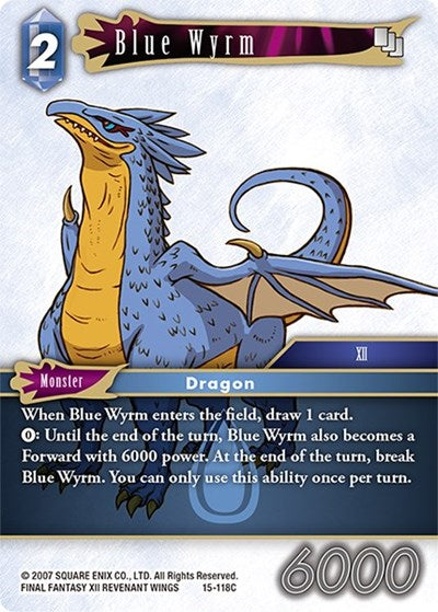 Blue Wyrm - 15-118C - Common - Crystal Dominion