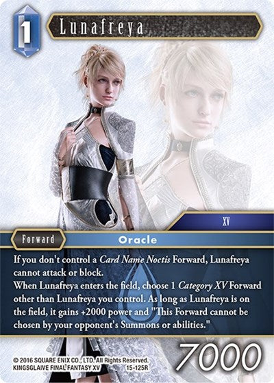 Lunafreya - 15-125R - Rare - Crystal Dominion