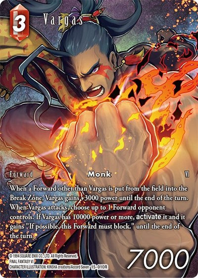 Vargas - 15-010R - Rare (Full Art) - Crystal Dominion