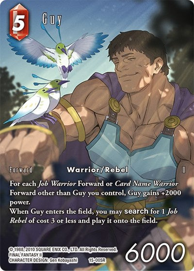 Guy - 15-005R - Rare (Full Art) - Crystal Dominion