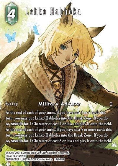 Lehko Habhoka - 15-061H - Hero (Full Art) - Crystal Dominion