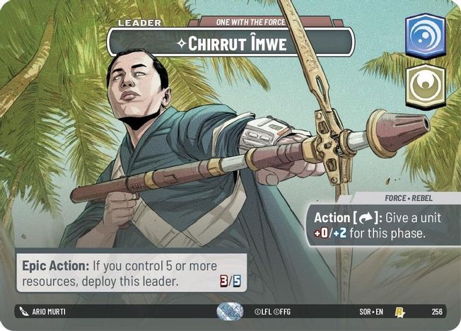 Chirrut Îmwe - SOR - 256 - Rare - Showcase