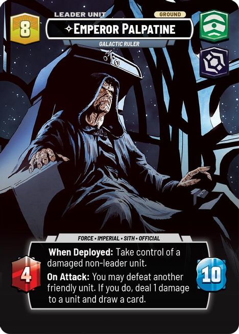 Emperor Palpatine - SOR - 257 - Rare - Showcase