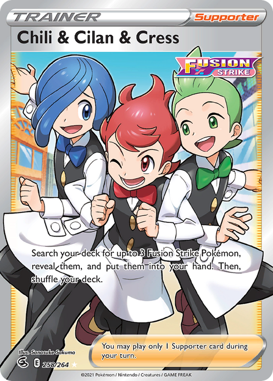 Chili & Cilan & Cress - 258/264 - Fusion Strike