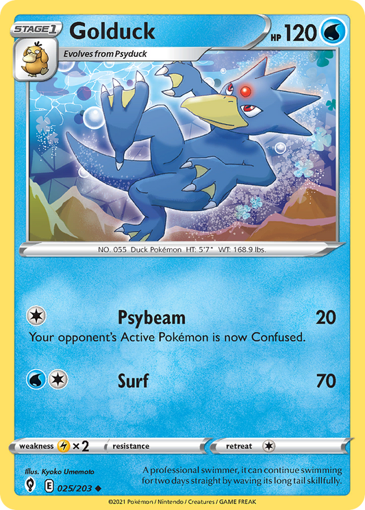 Golduck - 025/203 - Evolving Skies