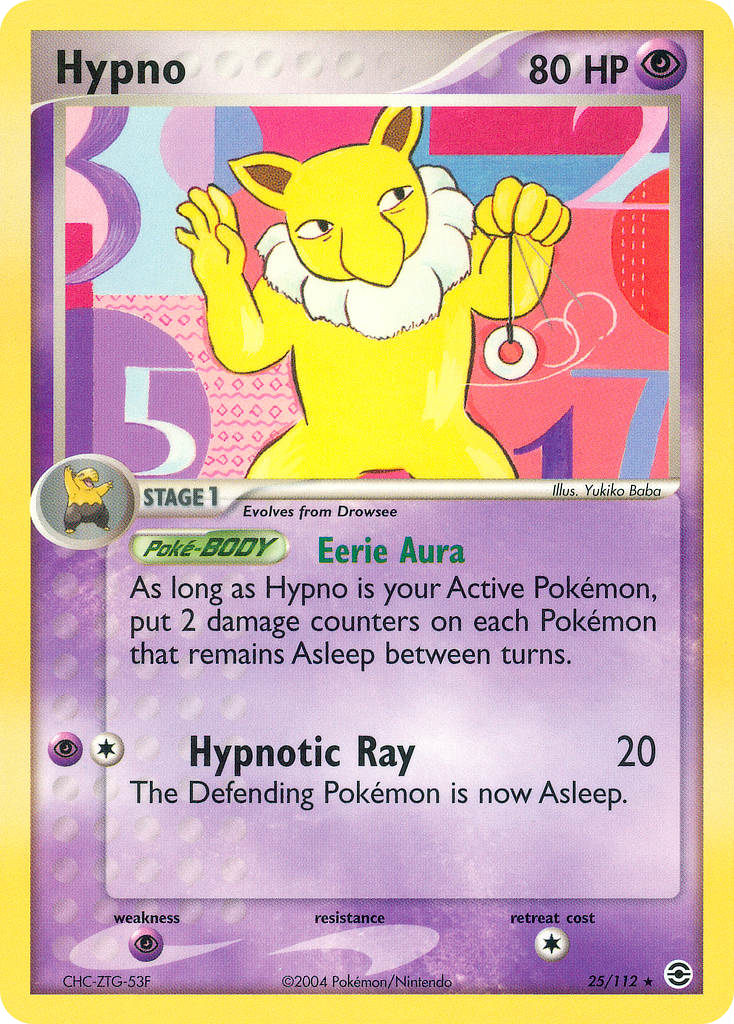 Hypno - 025/112 - FireRed & LeafGreen