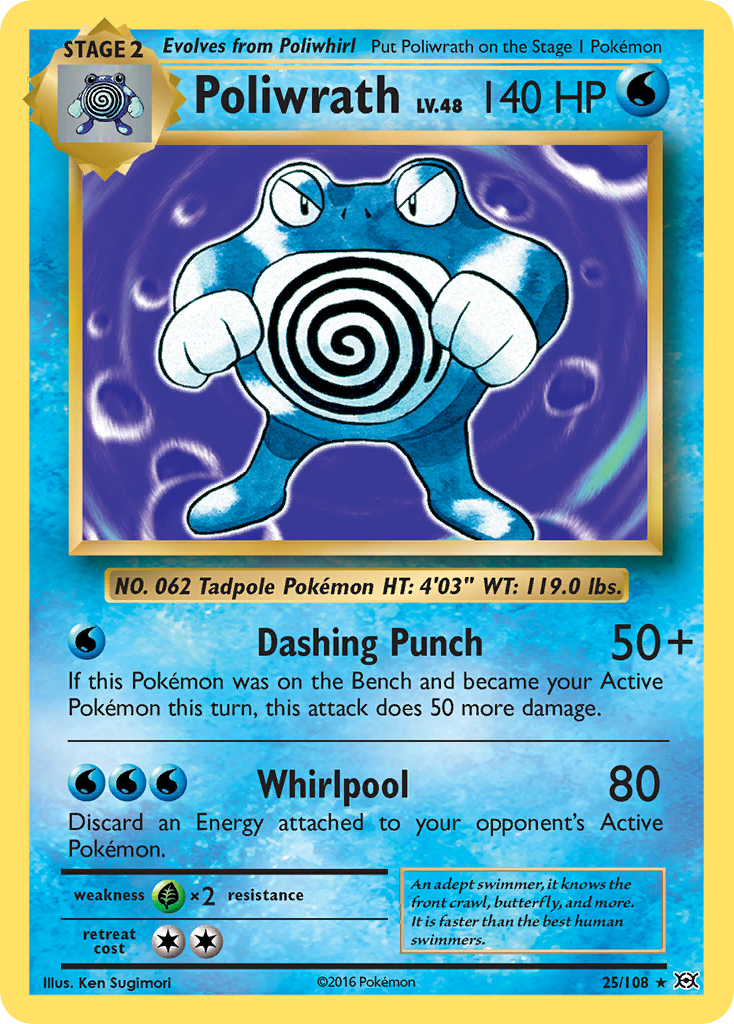 Poliwrath - 025/108 - Evolutions