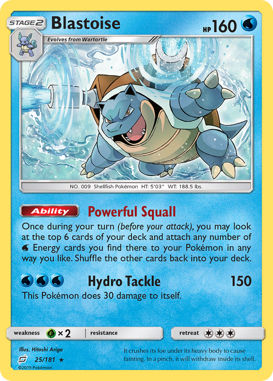 Blastoise - 025/181 - Team Up