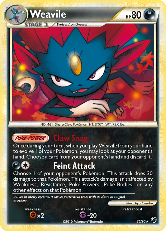 Weavile - 25/90 - HS—Undaunted