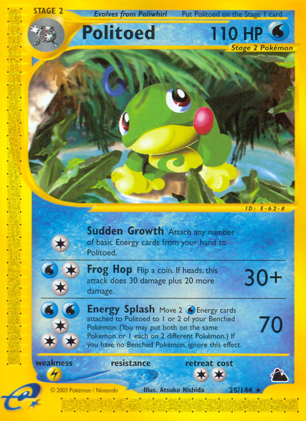 Politoed - 025/144 - Skyridge