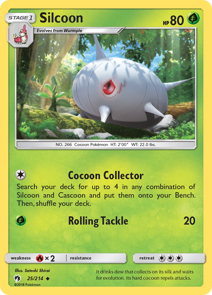 Silcoon - 025/214 - Lost Thunder