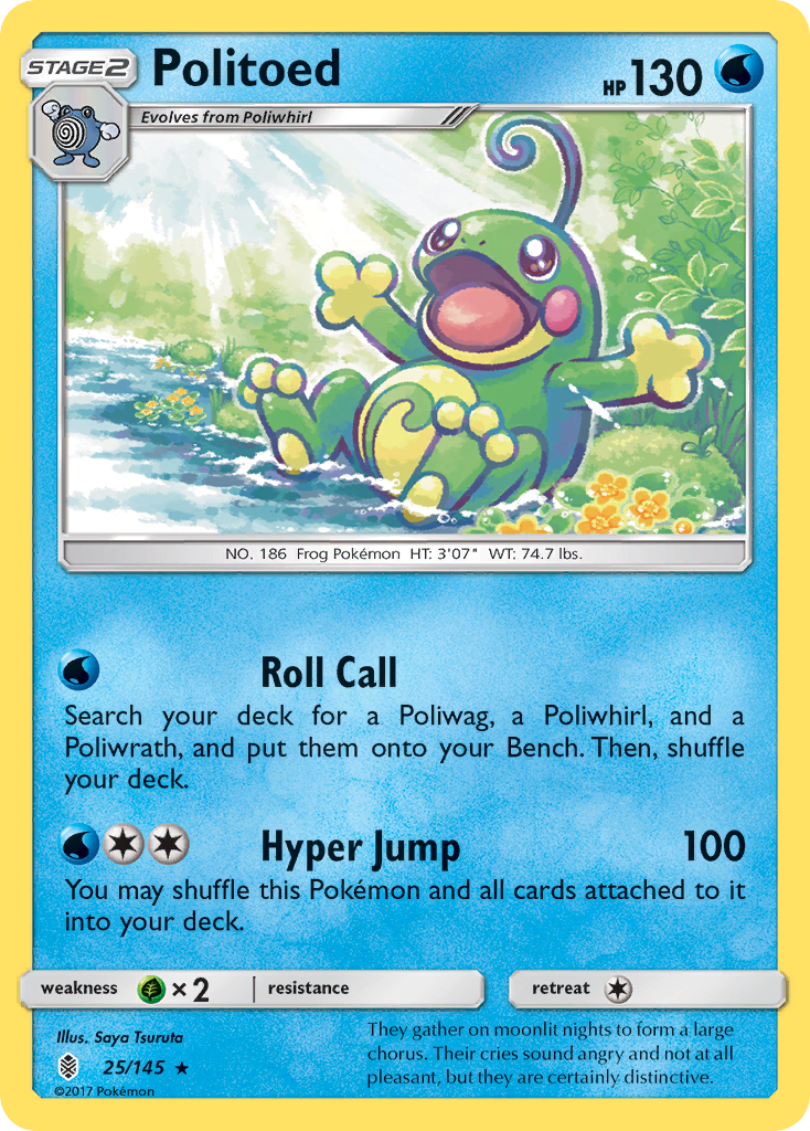 Politoed - 025/145 - Guardians Rising