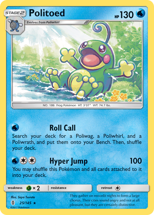 Politoed - 025/145 - Guardians Rising