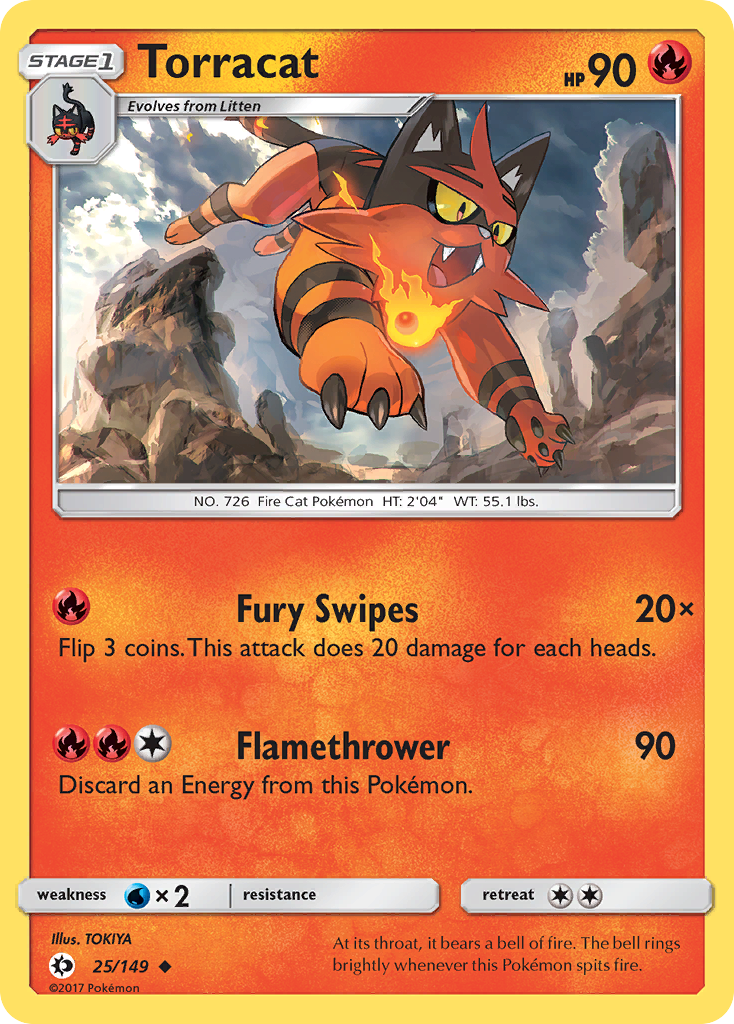 Torracat - 025/149 - Sun & Moon