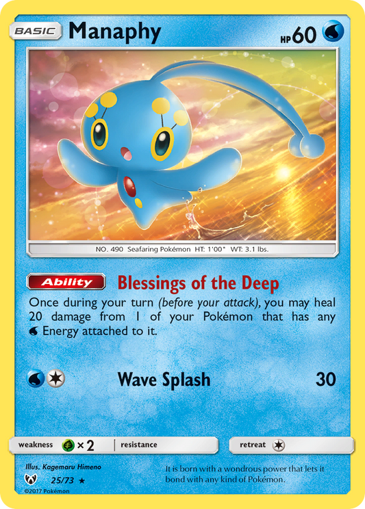 Manaphy - 25/73 - Shining Legends