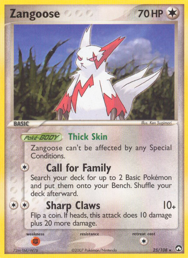 Zangoose - 025/108 - Power Keepers