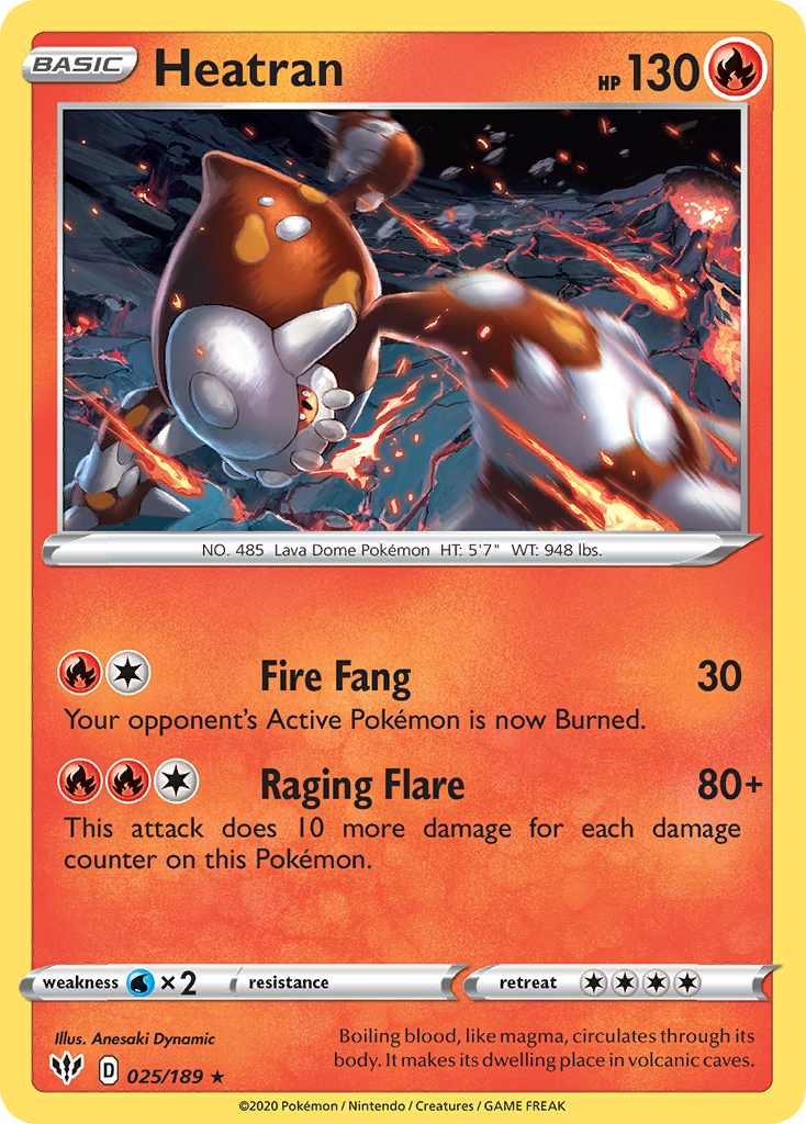 Heatran - 025/189 - Darkness Ablaze