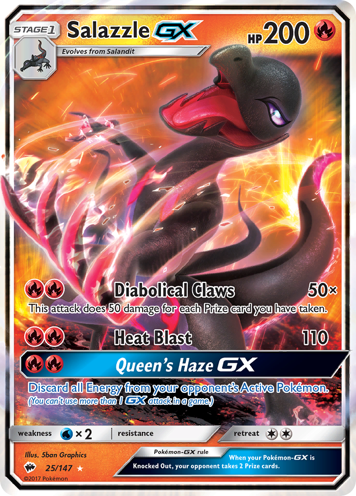 Salazzle-GX - 025/147 - Burning Shadows