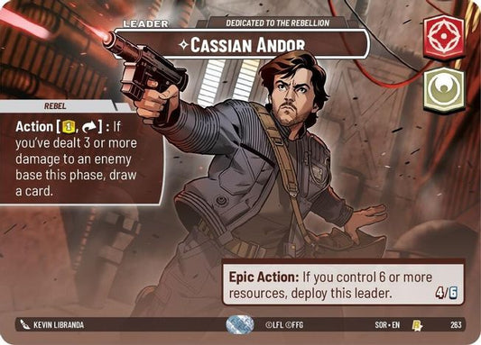 Cassian Andor - SOR - 263 - Rare - Showcase