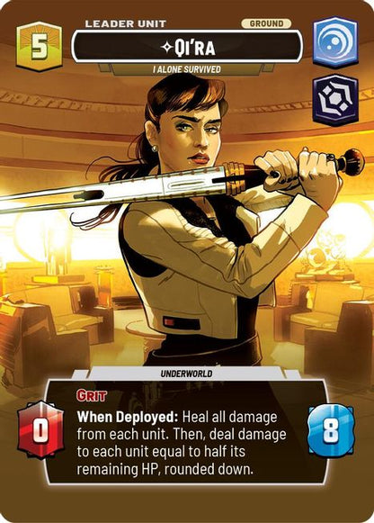 Qi'ra - SHD - 264 - Rare - Showcase