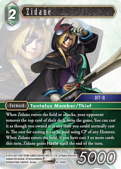 Zidane - 16-048H - Hero - Emissaries of Light