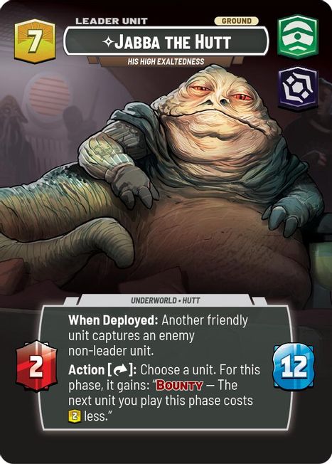 Jabba the Hutt - SHD - 268 - Rare - Showcase