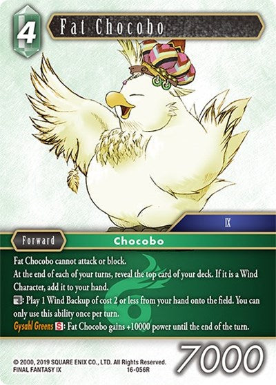 Fat Chocobo - 16-056R - Rare - Emissaries of Light