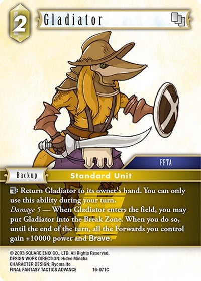 Gladiator - 16-071C - Common - Emissaries of Light