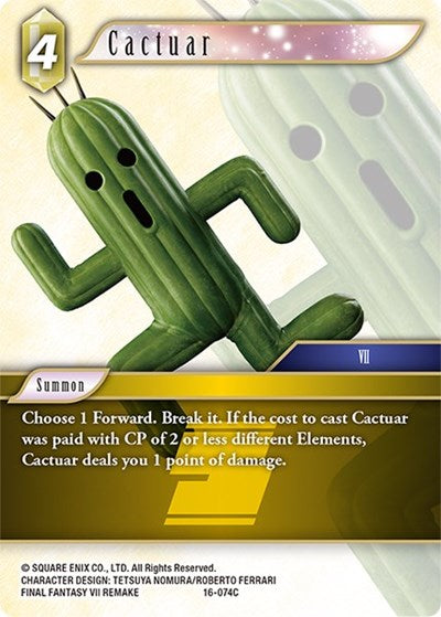 Cactuar - 16-074C - Common - Emissaries of Light