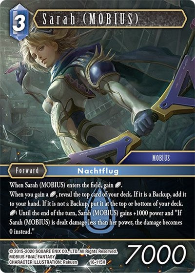 Sarah (MOBIUS) - 16-115H - Hero - Emissaries of Light