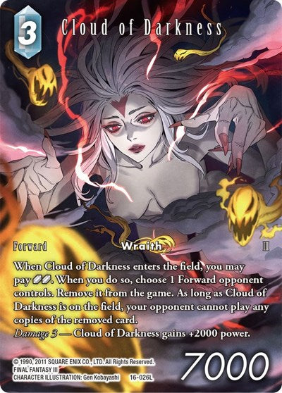 Cloud of Darkness - 16-026L - Legend (Full Art) - Emissaries of Light