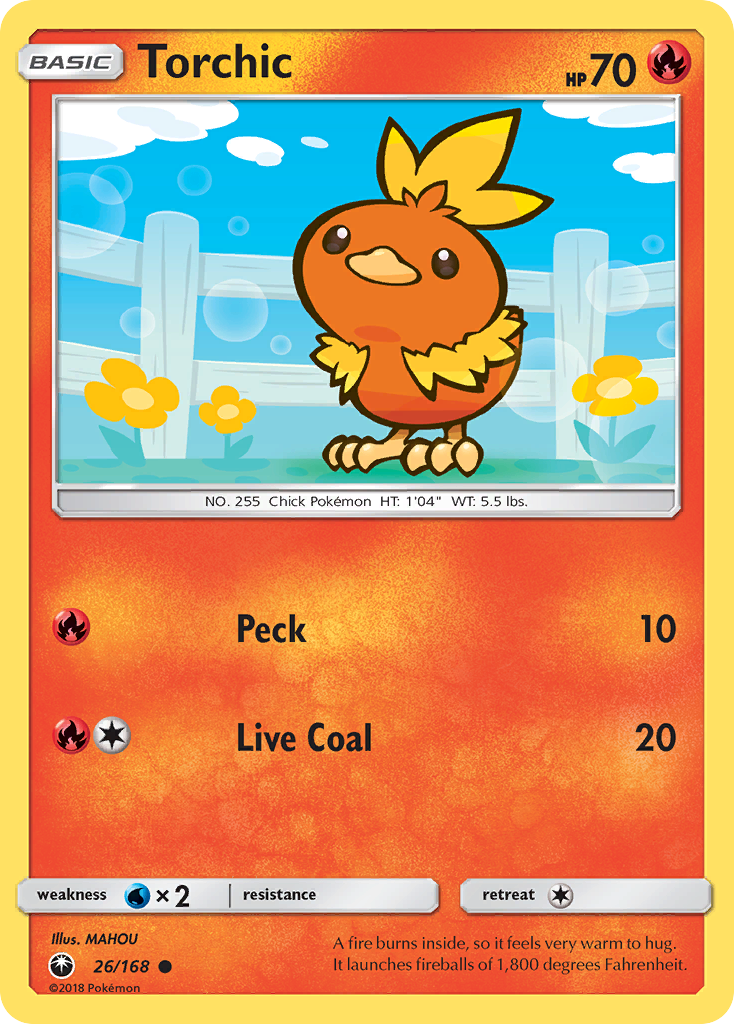 Torchic - 026/168 - Celestial Storm