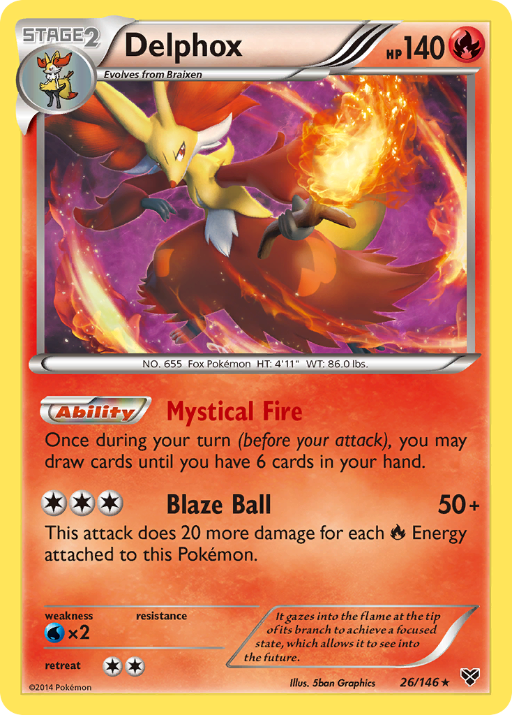 Delphox - 026/146 - XY