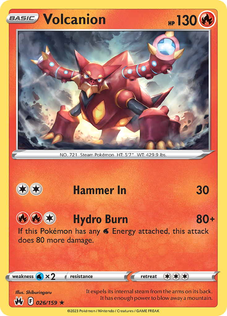 Volcanion - 026/159 - Crown Zenith