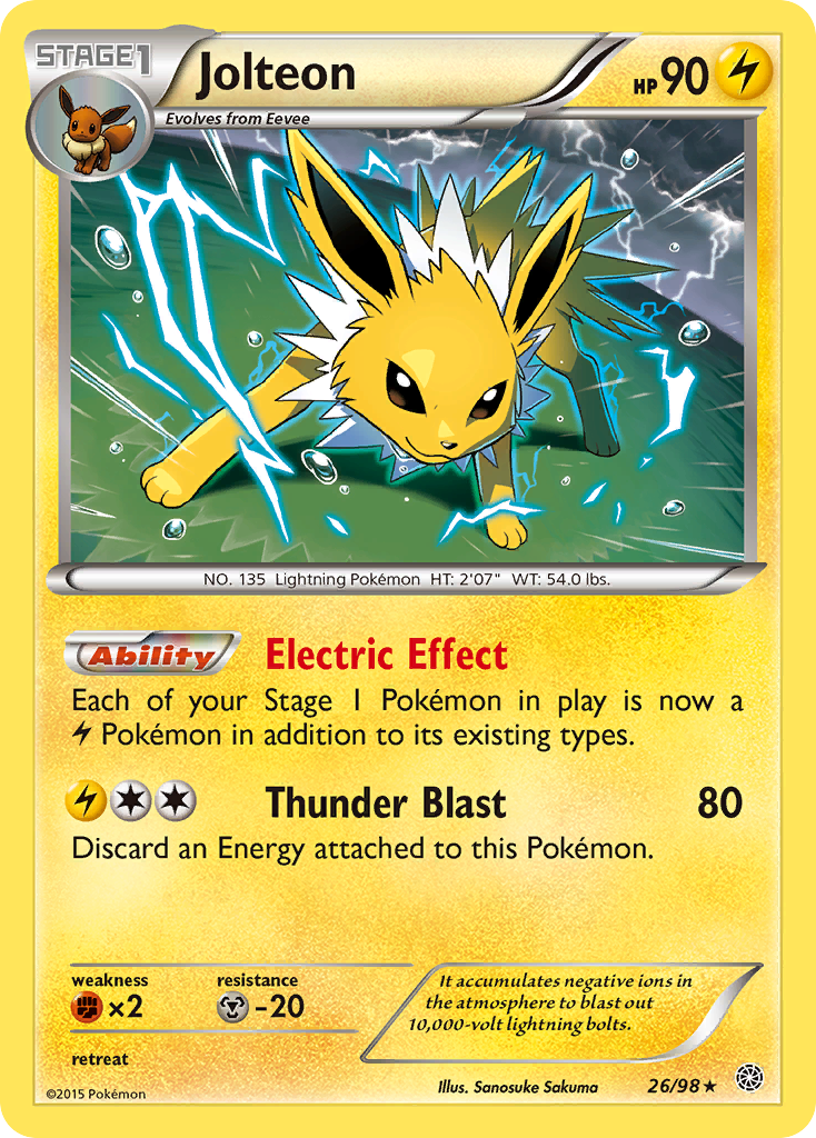 Jolteon - 26/98 - Ancient Origins