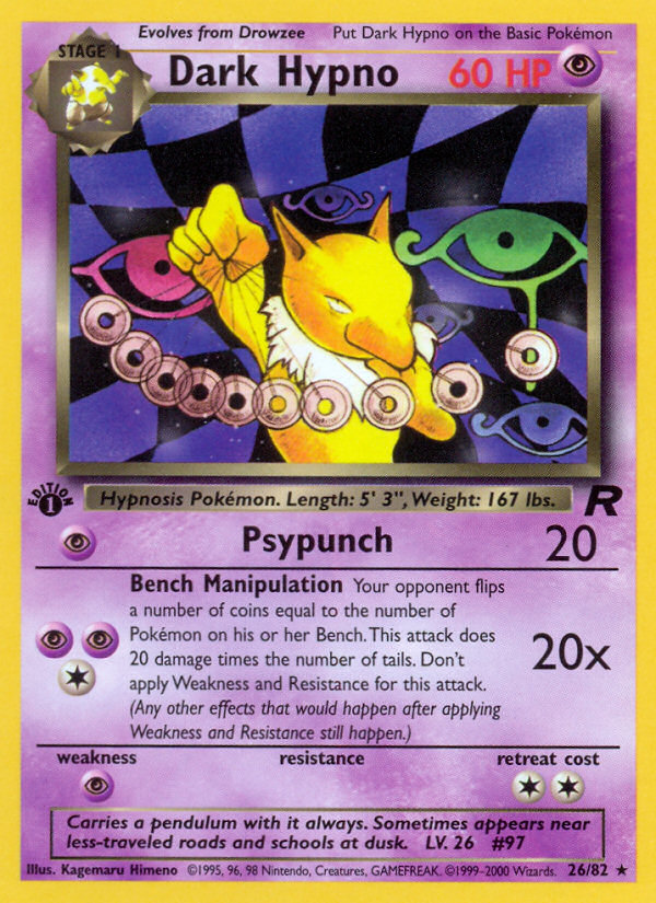 Dark Hypno - 26/82 - Team Rocket