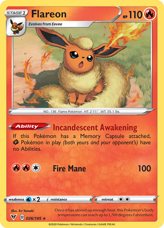 Flareon - 026/185 - Vivid Voltage